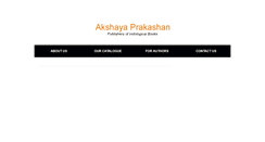 Desktop Screenshot of akshayaprakashan.com